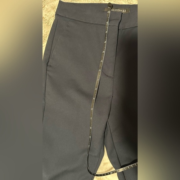 Zara Navy Blue Trousers - Picture 3 of 13